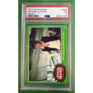 Star Wars 1977 Waiting at Mos Eisley #244 PSA 5 CERT#65314197